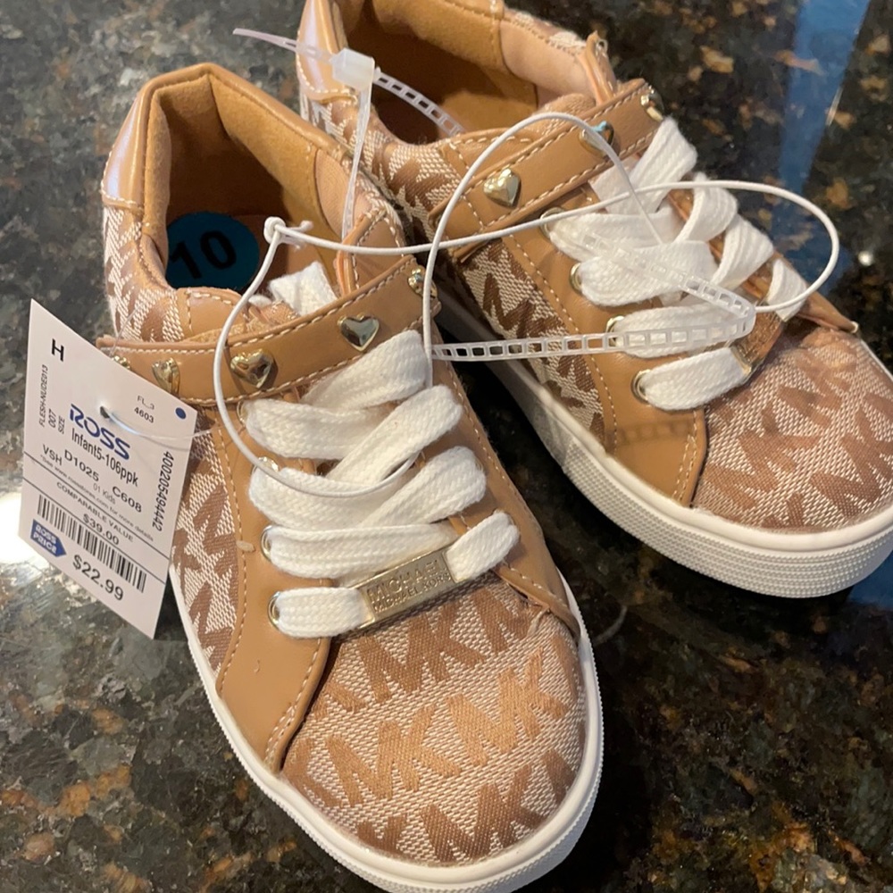 Toddler kids size 10 Michael Kors sneakers